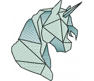 Stickdatei - Geo Einhorn